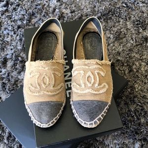 Authentic Chanel Espadrilles price is firm